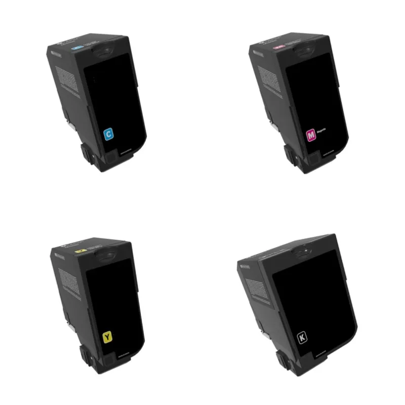 71C80K0 71C80C0 71C80M0 71C80Y0 Lexmark tóner compatible (CS730, CS735, CX730, CX735)