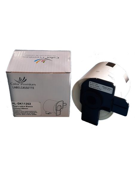 Etiquetas precortadas para envíos (papel térmico). 300 etiquetas blancas de 62 x 100 mm