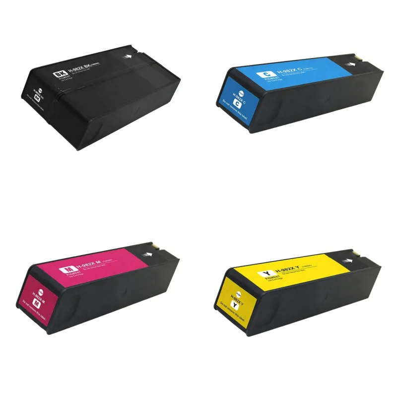 HP 982X cartuchos de tinta compatible (T0B30A, T0B27A, T0B28A, T0B29A)