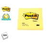 Bloc de notas adhesivas quita y pon post-it 76x76 mm con 100hojas