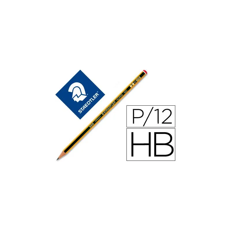 Lapices de grafito staedtler noris n.2 hb unidad