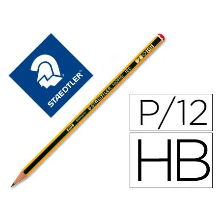 Lapices de grafito staedtler noris n.2 hb unidad