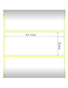 Zebra 800262-125 etiquetas térmicas 57x32mm compatibles Et/Rotolo Z2000D pack12