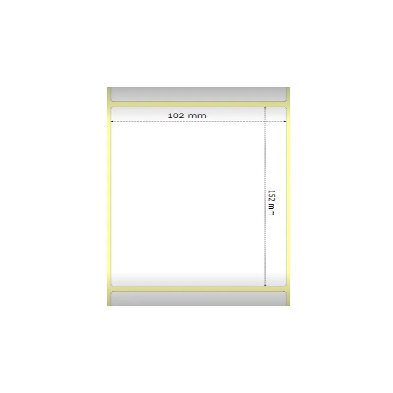Zebra 800284-605 etiquetas térmicas 102x152mm compatibles Et/Rotolo Z1000D pack12