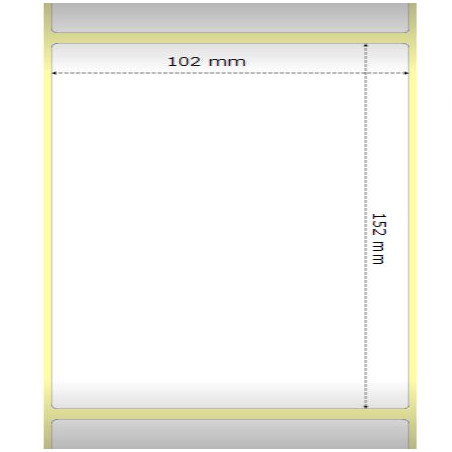 Zebra 800284-605 etiquetas térmicas 102x152mm compatibles Et/Rotolo Z1000D pack12