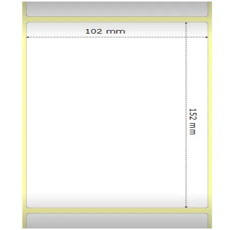 Zebra 800284-605 etiquetas térmicas 102x152mm compatibles Et/Rotolo Z1000D pack12