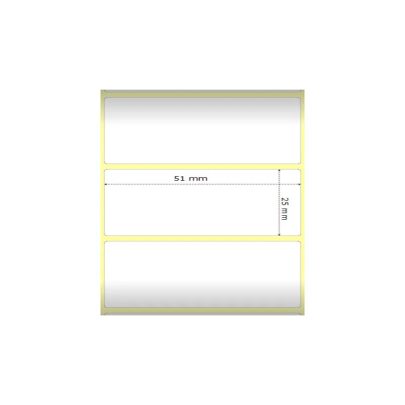 Zebra 880199-025D etiquetas térmicas 51x25mm compatibles Et/Rotolo Z2000D pack12