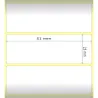 Zebra 880199-025D etiquetas térmicas 51x25mm compatibles Et/Rotolo Z2000D pack12