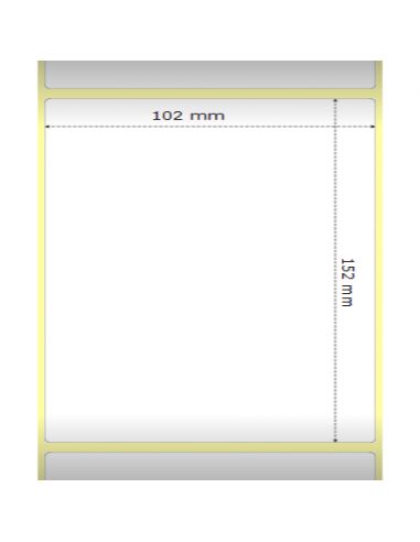 Zebra 200963 etiquetas térmicas 102x152mm compatibles Et/Rotolo Z2000D pack4