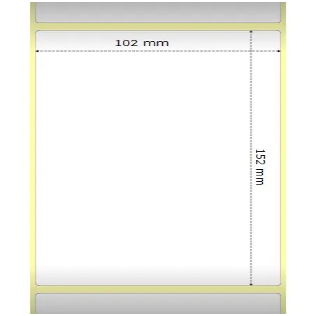 Zebra 200963 etiquetas térmicas 102x152mm compatibles Et/Rotolo Z2000D pack4