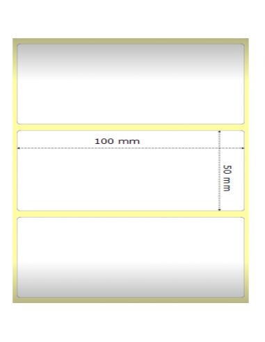 Zebra 87000 etiquetas térmicas 100x50mm compatibles Et/Rotolo Z2000D pack4