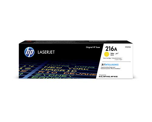 HP 216A W2412A, Amarillo, Cartucho Tóner Original, de 850...