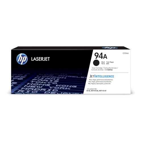HP 94A CF294A, Negro, Cartucho Tóner Original, de 1.200...
