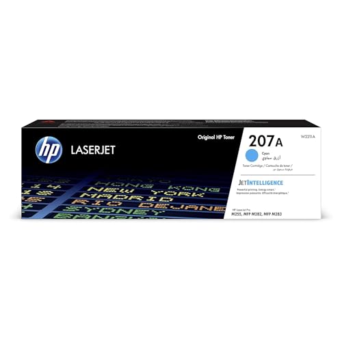 HP 207A W2211A, Cian, Cartucho Tóner Original, de 1.250...