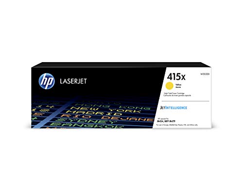 HP 415A W2032X, Amarillo, Cartucho Tóner de Alta Capacidad...