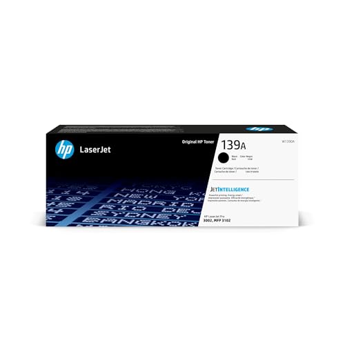 HP 139A W1390A, Negro, Cartucho Tóner Original, 1500...