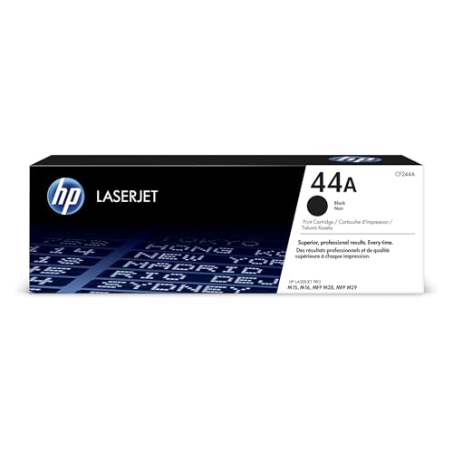 HP 44A CF244A, Negro, Cartucho Tóner Original, de 1.000...