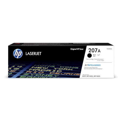 HP 207A W2210A, Negro, Cartucho Tóner Original, de 1.350...