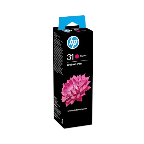 HP 31 1VU27AE, Magenta, Botella de Tinta Original,...