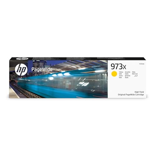 HP 973X F6T83AE, Amarillo, Cartucho de Tinta de Alta...