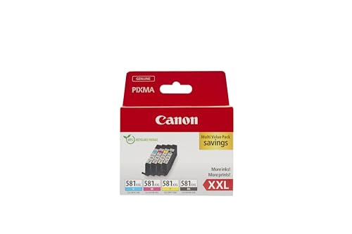 Canon CLI-581XXL, Cartucho de Tinta Original, Multipack, 4...