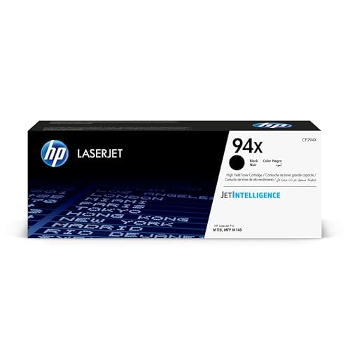 HP 94X CF294X, Negro, Cartucho Tóner de Alta Capacidad...
