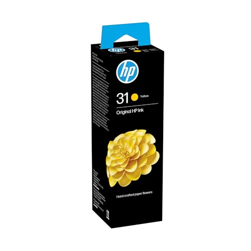 HP 31 1VU28AE, Amarillo, Botella de Tinta Original,...
