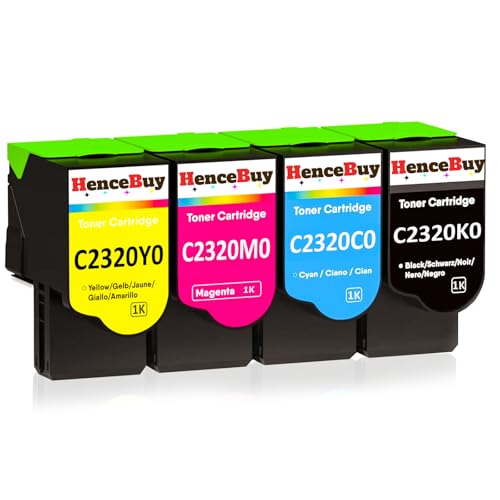 HenceBuy Cartucho de tóner compatible con Lexmark C2320K0...