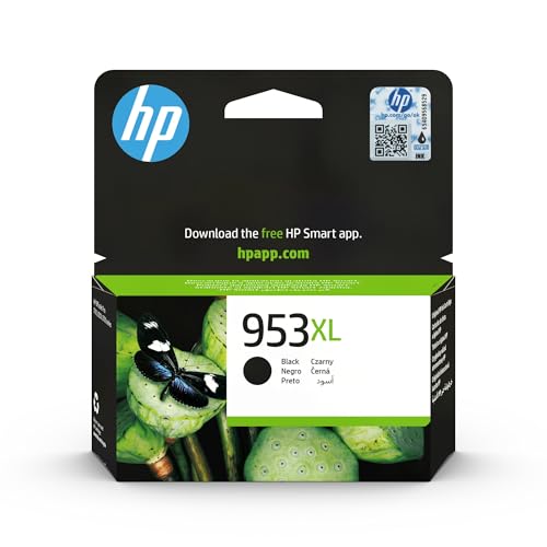 HP 953XL L0S70AE, Negro, Cartucho de Tinta de Alta Capacidad...