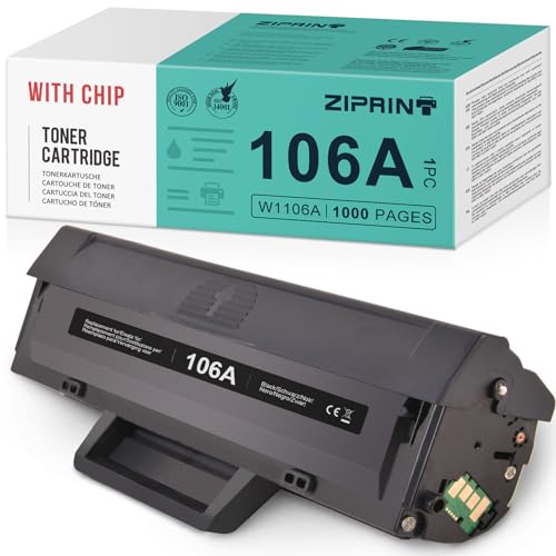 ZIPRINT 106A Toner Compatible con HP106A W1106 Toner für HP...
