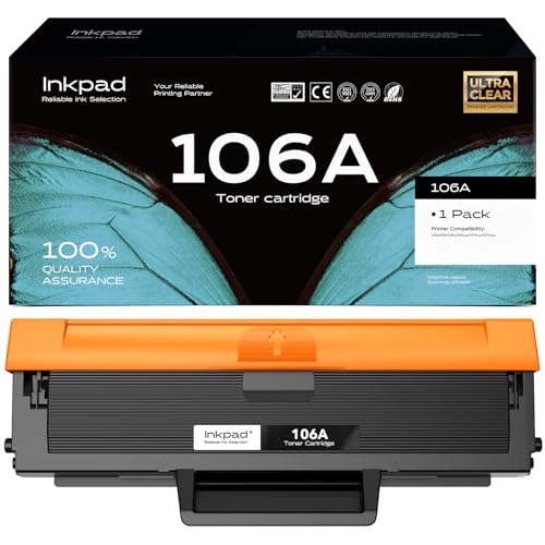 iNKPAD W1106A 106A Toner Compatible para HP 106A Toner para...