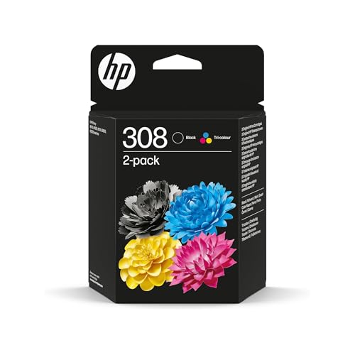 HP Paquete de 2 Cartuchos de Tinta Original 308...