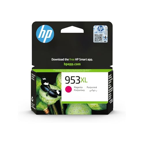 HP 953XL F6U17AE, Magenta, Cartucho de Tinta de Alta...