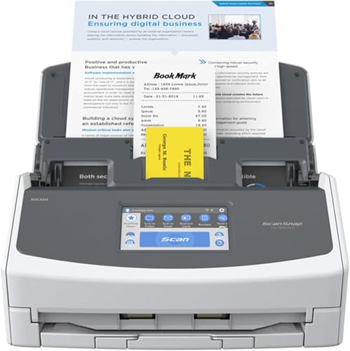 ScanSnap iX1600 Blanco - Escáner de Documentos de Oficina -...
