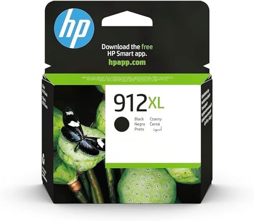 HP 912XL 3YL84AE, Negro, Cartucho de Tinta de Alta Capacidad...