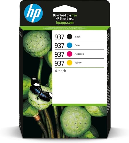 HP 937 ? Confezione da 4 ? Nero, Ciano, Magenta, Giallo