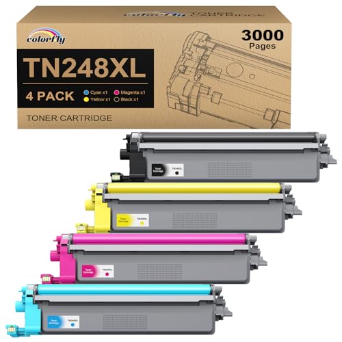 TN248XL TN248 XL Cartuchos de Tóner TN248VAL Pack 9900...