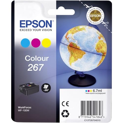 Epson WorkForce - Tinta, color cian, magenta y amarillo...