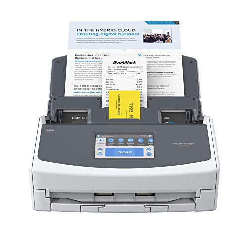 ScanSnap iX1600 Blanco - Escáner de Documentos de Oficina -...