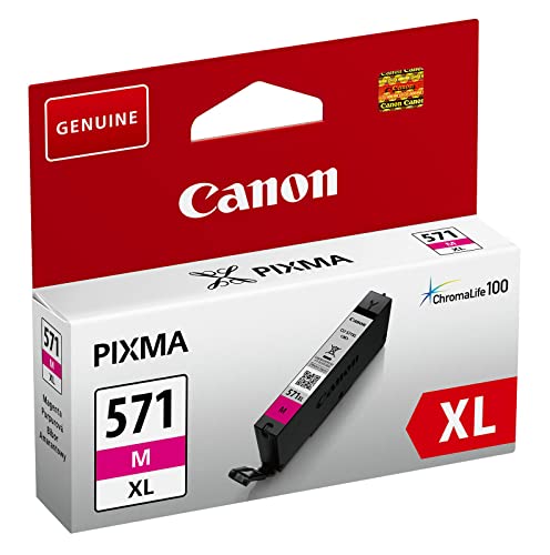 Canon CLI-571XL M, Cartucho de Tinta Original Magenta,...
