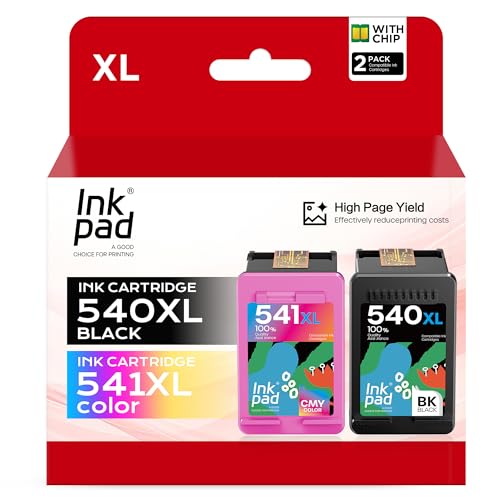 iNKPAD PG 540 XL CL-541XL Cartuchos Multipack para Canon 540...