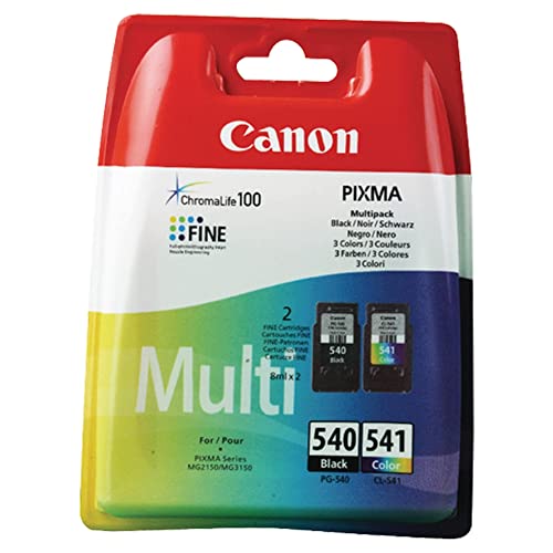Canon PG-540+CL-541 Cartuchos de tinta original Negro y...