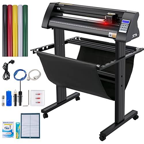 VEVOR Plóter de Corte de Vinilo 720 mm Luz Guía LED...