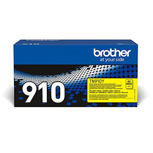 Brother TN910Y - Cartucho de tóner, color amarillo