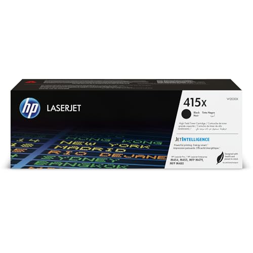 HP 415X W2030X, Negro, Cartucho Tóner de Alta Capacidad...