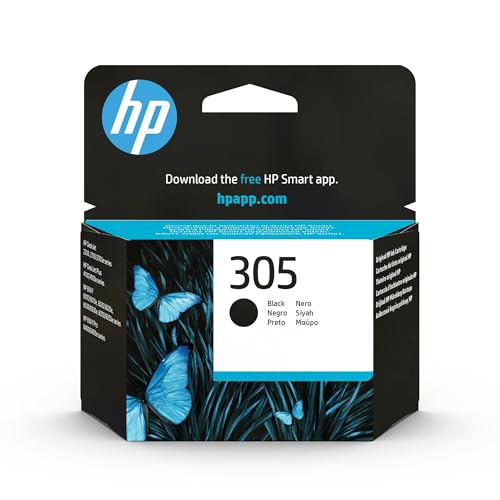 HP 305 3YM61AE, Negro, Cartucho Original de Tinta,...