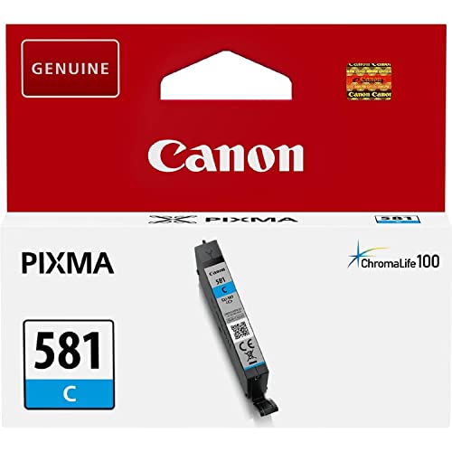 Canon CLI-581 C, Cartucho de Tinta Original Cian, Cartucho...