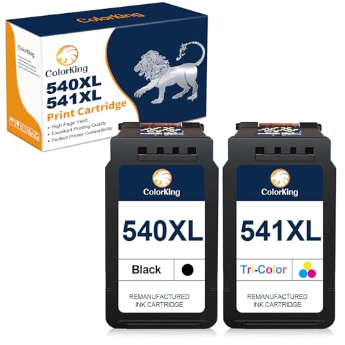 ColorKing Cartuchos de Tinta PG-540XL CL-541XL Compatible...