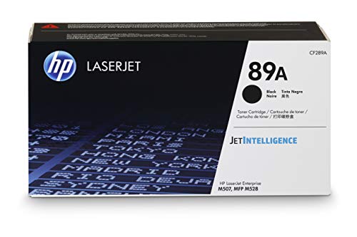 HP 89A CF289A, Negro, Cartucho Tóner Original, de 5.000...