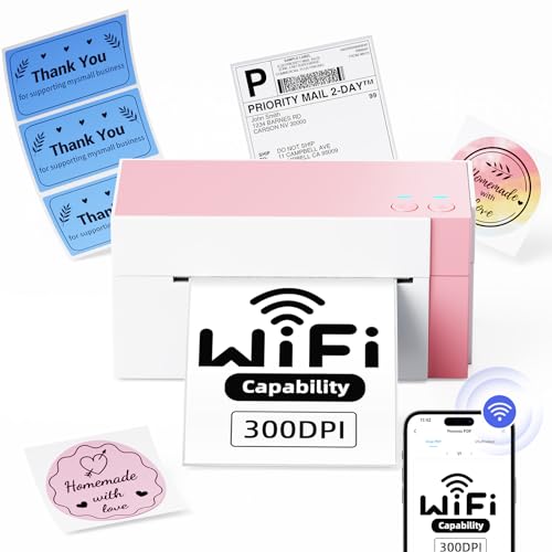 Impresora Termica Etiquetas WiFi 4x6, 344WF Impresora...